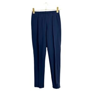 Lilly Pulitzer Navy Blue Stretch Pants Straight Trouser Pants Size S